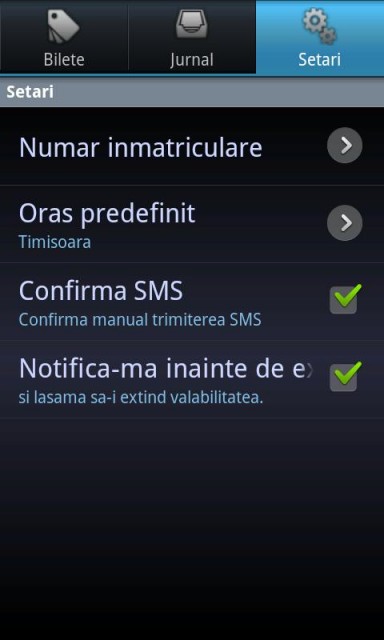 SMS Parking Romania 
