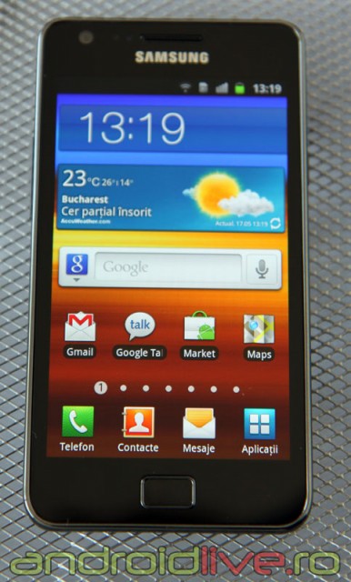 Samsung Galaxy S II - Ecranul home