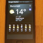 Samsung Galaxy S II - Meteo, vremea pe zile