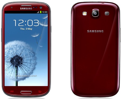 Samsung Galaxy SIII Garnet Red