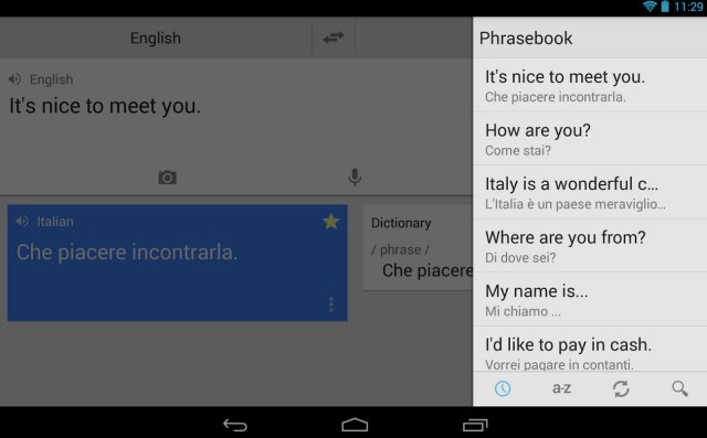 Google Translate pentru Android