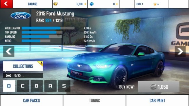 Ford Mustang în Asphalt 8  pentru Android