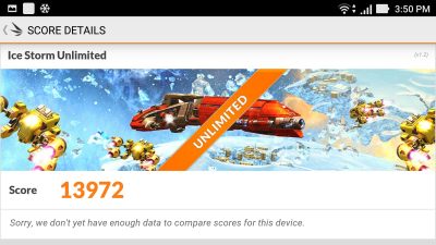 ASUS Zenfone 3 în 3DMark Ice Storm Unlimited